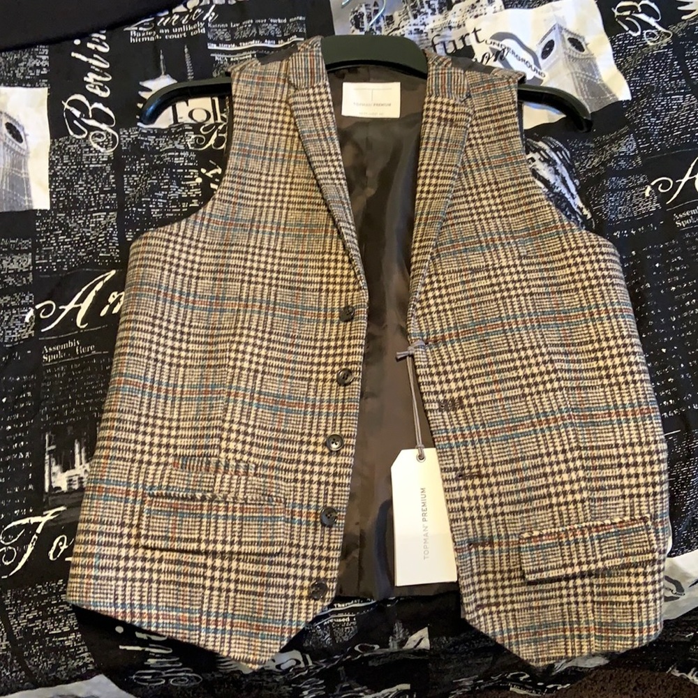 Topman plaid vest